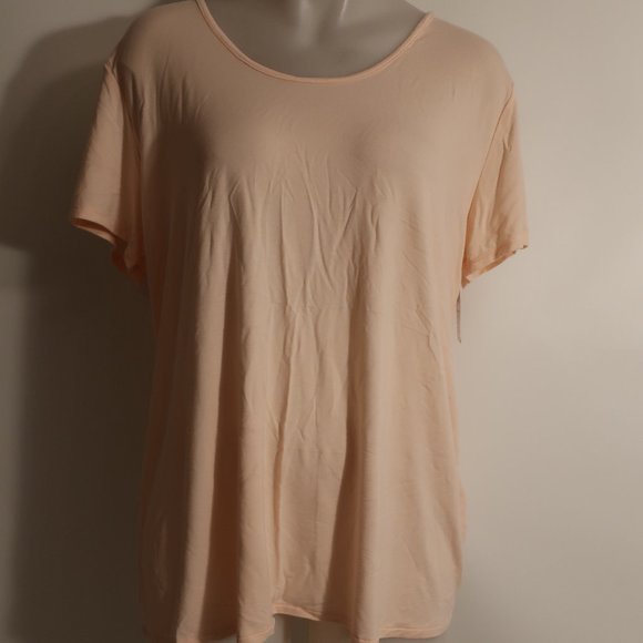 NWT Womens Soma Light Pink T-Shirt XXL * - Picture 2 of 5